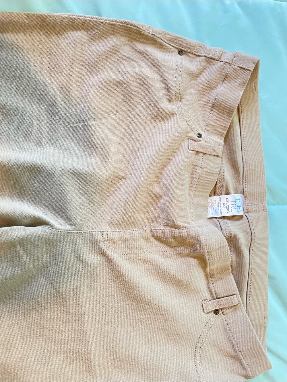 Time and Tru Women's Tan Skinny Pants